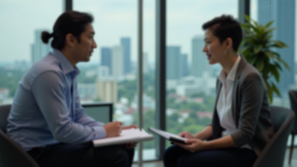 One-on-one coaching session in professional setting